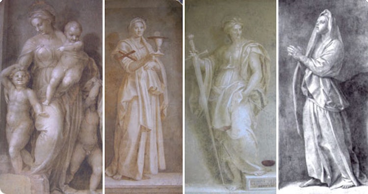 Chiostro Dello Scalzo In Florence Small Museum With Frescoes By Andrea Del Sarto Chiostro Dello Scalzo In Florence Small Museum With Frescoes By Andrea Del Sarto