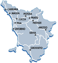 Le linee ferroviarie in Toscana
