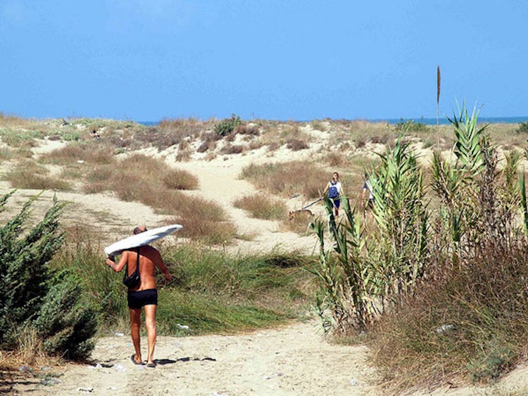 Beautiful afternoon on the Versilia coast