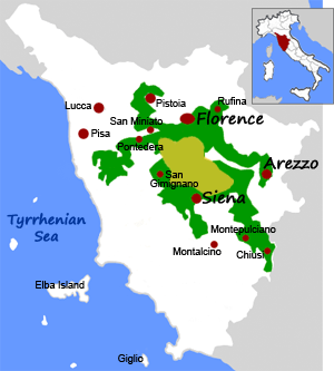 Chianti Wine Region in Tuscany