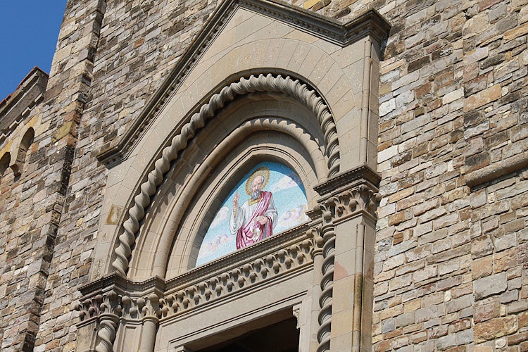 Church Detail at Barberino val d'Elsa