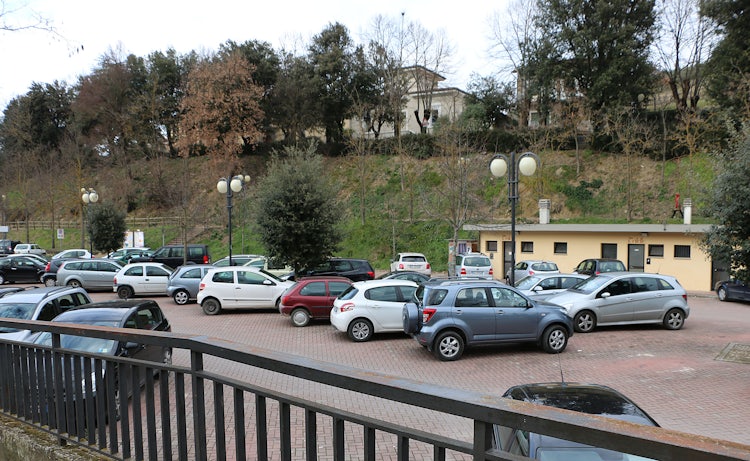 via Rosa Libri Parking lot at Greve in Chianti