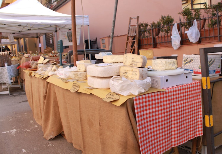 Daily Market with Cheese and more at Panzano