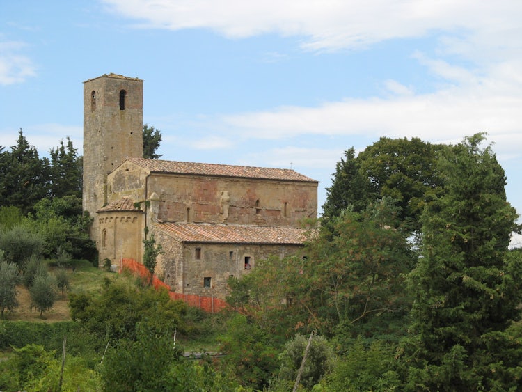 The Church of Cedda near Poggibonsi and Castellina in Chianti