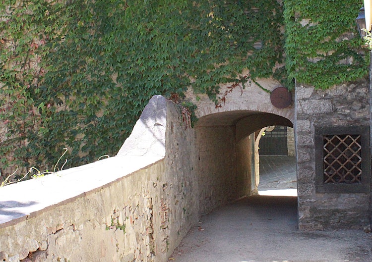 Ancient walk way in Radda in Chianti