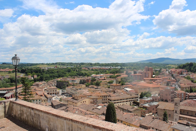 Colle val d'Elsa: A view of the lower part of the city