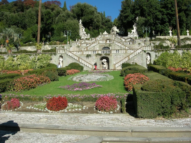 Villa Garzoni makes up part of the park for Pinochio at Collodi