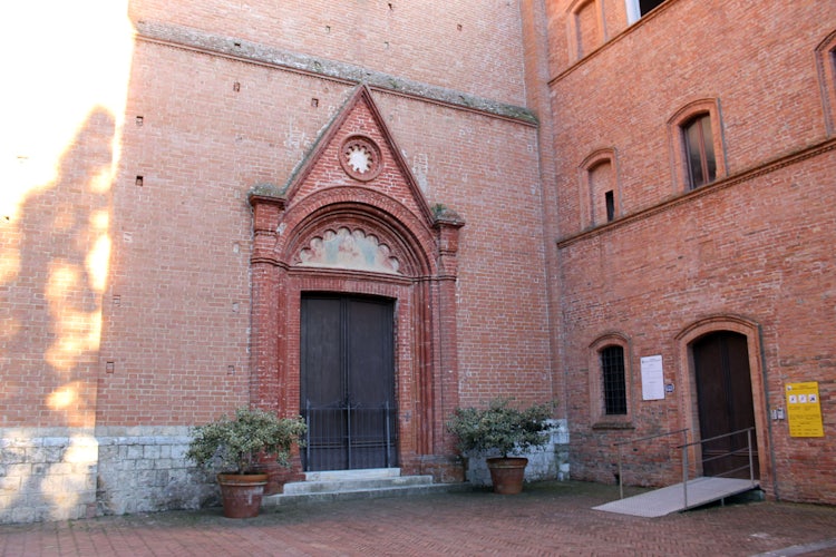 Abbey of Monte Oliveto maggiore in the Creti Senesi