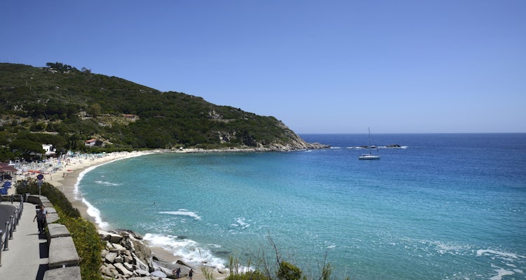 Beach Cavoli in the Island Elba Tuscany