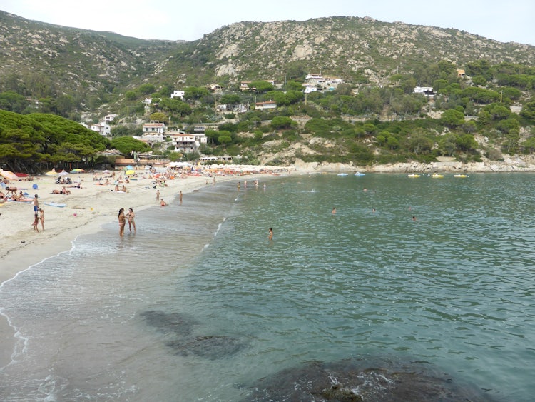 Beach Fetovaia On the Island Elba, Tuscany