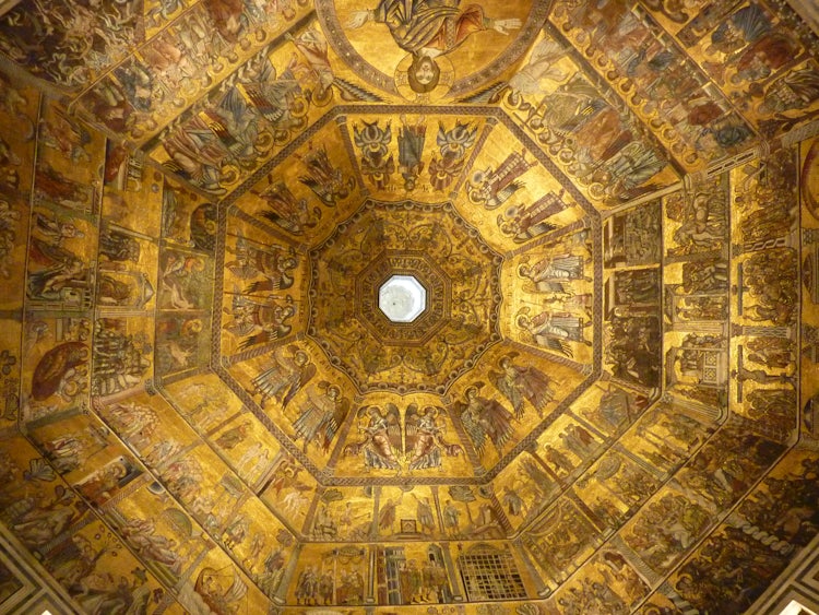 Florence Baptistery interior of dome