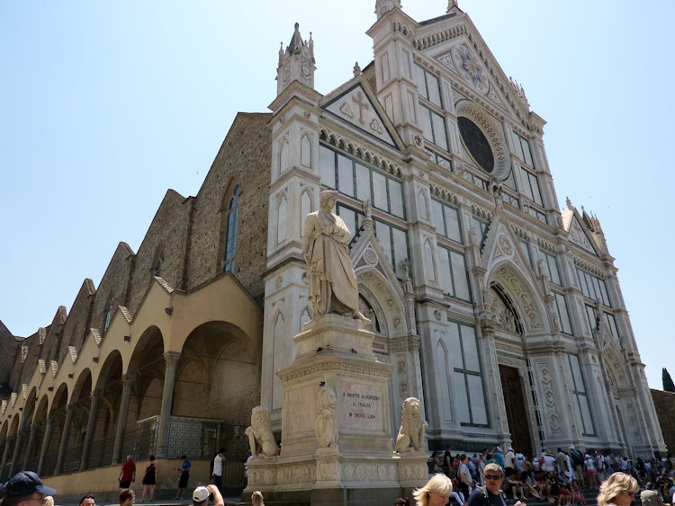 Florence and its beautiful monumental churches like Santa Croce