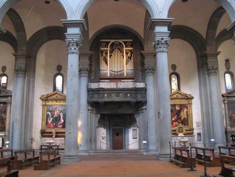 Santo Spirito Church, Florence Italy: the Basilica of Santo Spirito in Oltrarno Santo Spirito Church, Florence Italy: the Basilica of Santo Spirito in Oltrarno