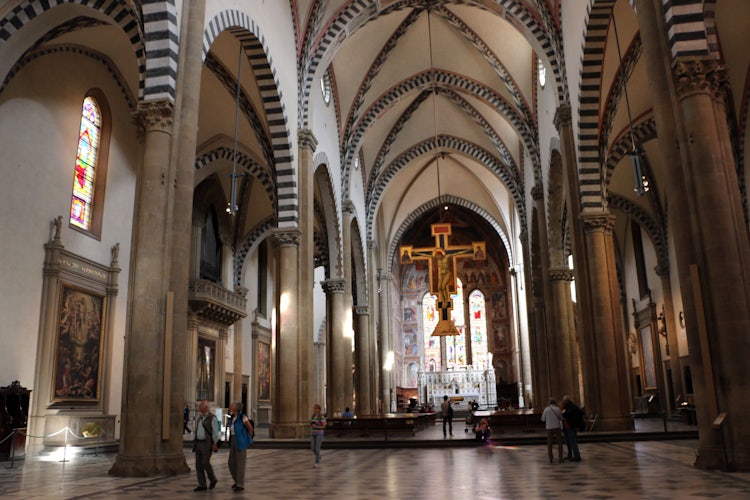 Santa Maria Novella in Florence: internal view