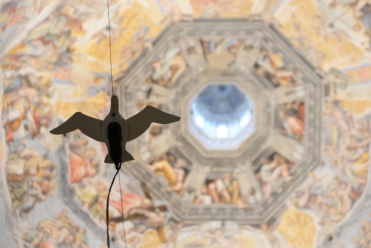 the colombina inside the Duomo, Florence Tuscany
