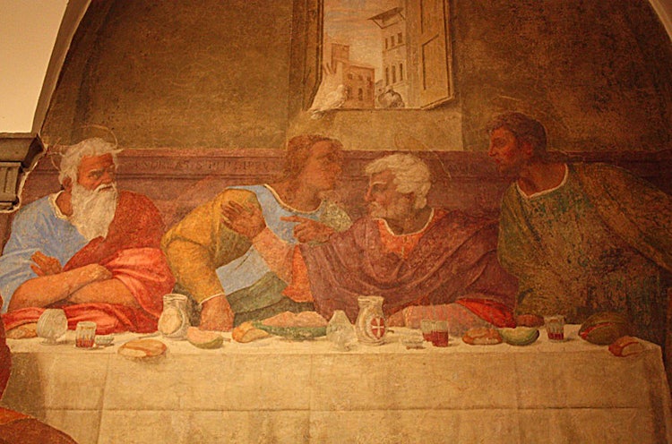 An Itinerary of Last Supper paintings for the Easter holidays