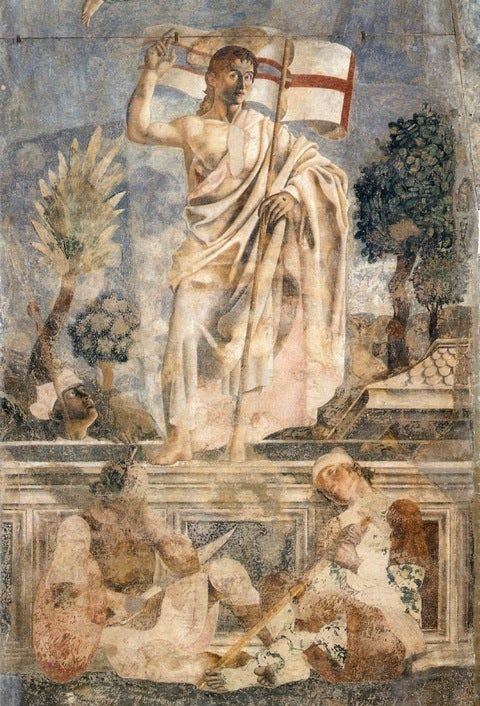 Detail of Cenacolo from Sant'Apollonia in Florence, uscany