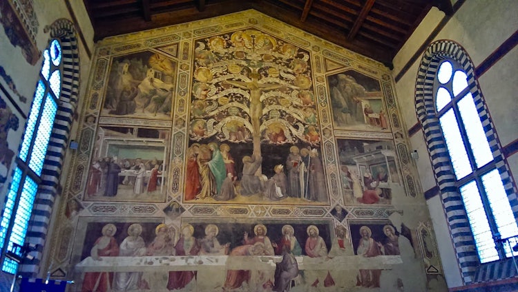 Santa Croce Refectory in Florence Tuscany