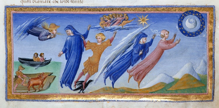 Dante's Divine Comedy as illustrated by Giovanni di Paolo