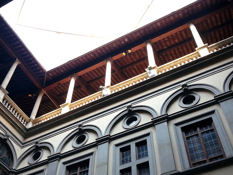 Portico at Palazzo Strozzi
