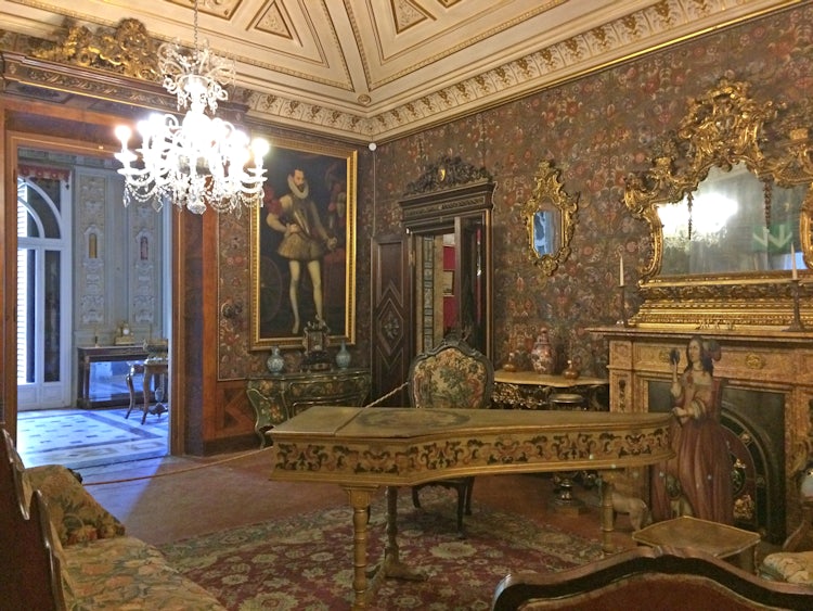inside the villa