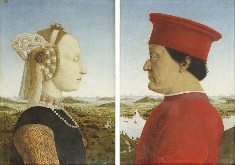 At the Uffizi, Piero della Francesca