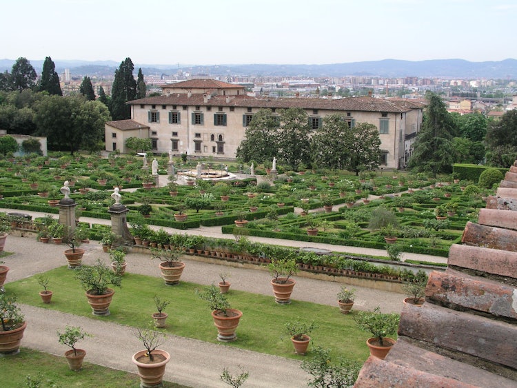 View from the gardens near Florence