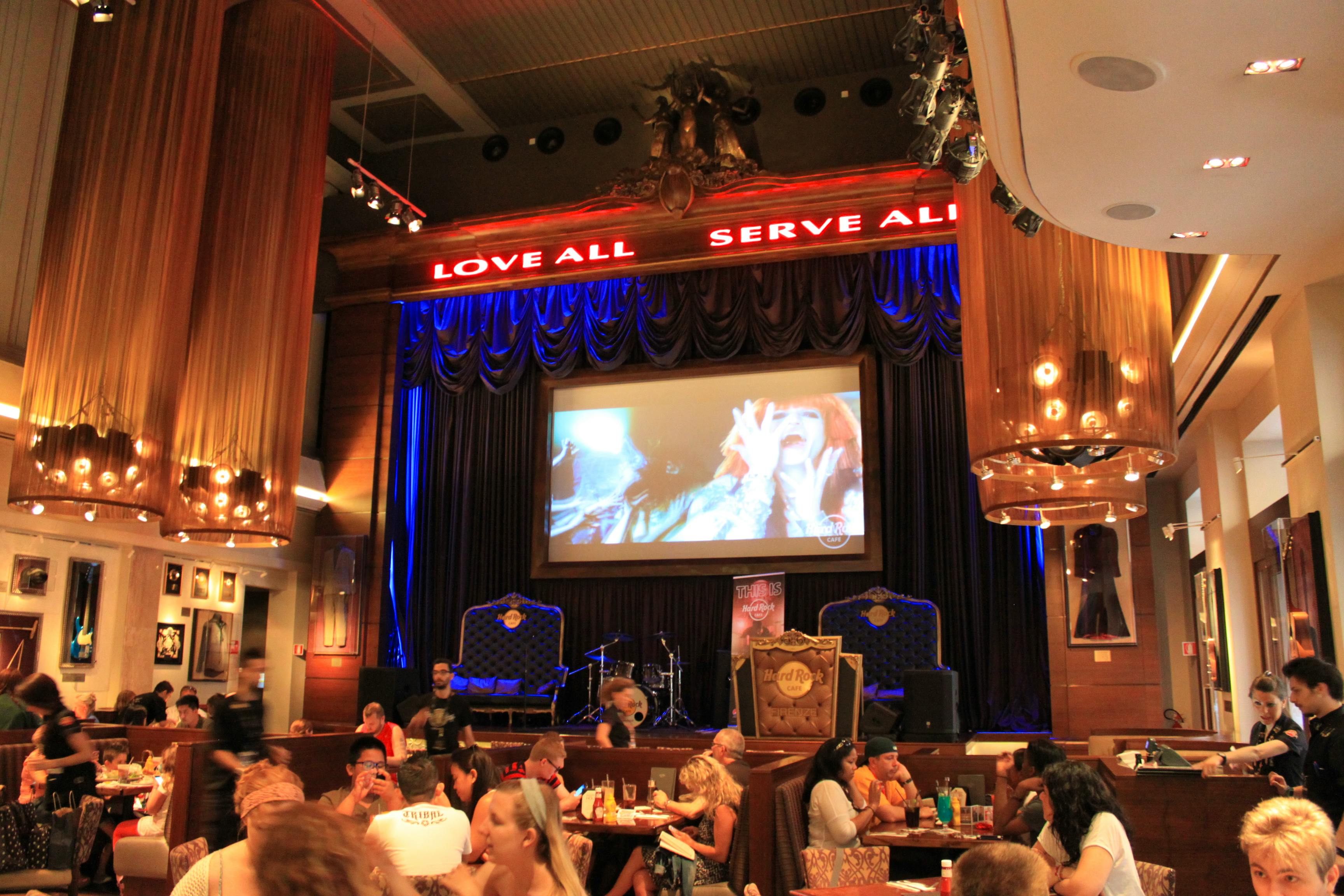Hard Rock Cafe in Florence: Great Food, Rock Memorabilia and Live Music