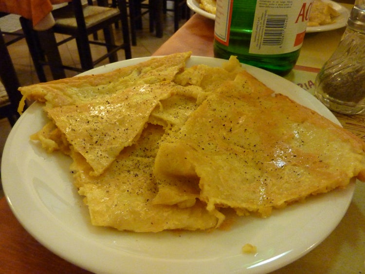 Cecina from Livorno, Tuscany