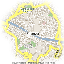 mappa di Firenze