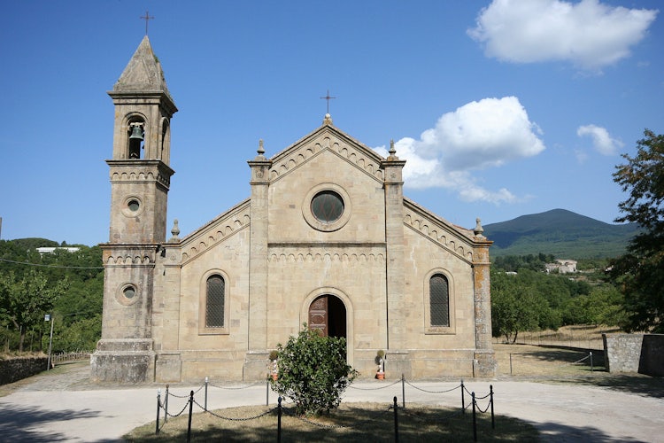 Just outside of Arcidosso is the Pieve Lamula in the Maremma in Tuscany