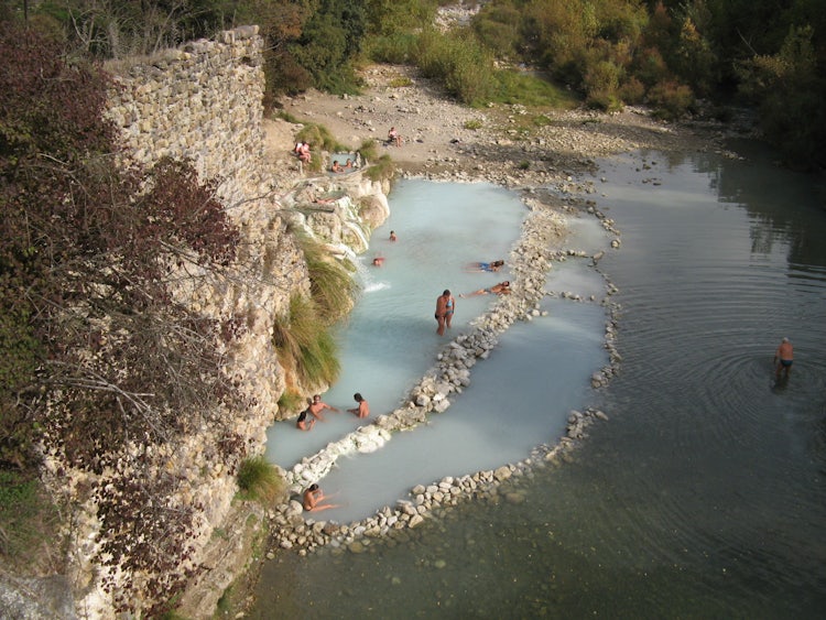 Thermal baths in the Maremma along the Montecucco Wine Road