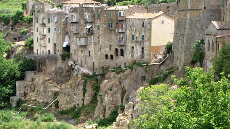 A view of Pitigliano in the Maremma, Tuscany