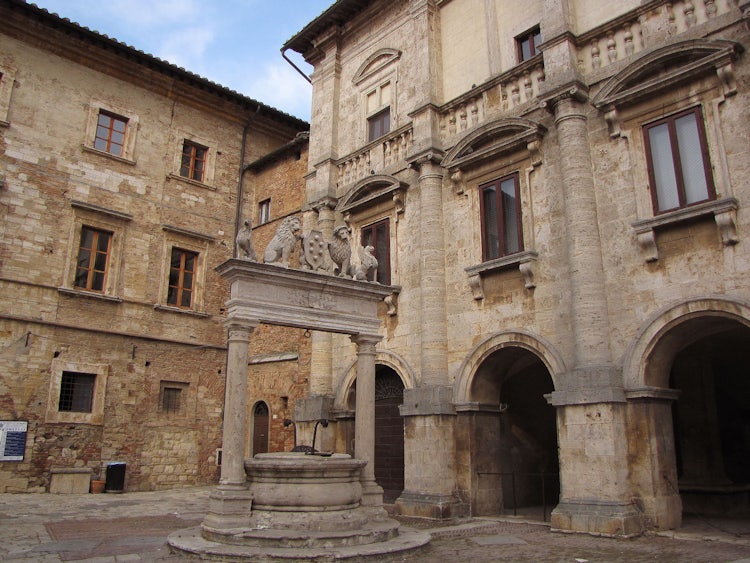 Main square in Montepulciano