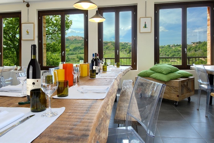 Salcheto tasting room and enoteca near Montepulciano