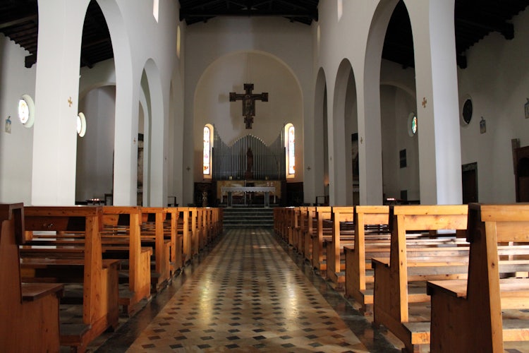 Inside the church of Sant'Andrea