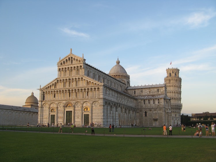 The leaning Tower of Pisa