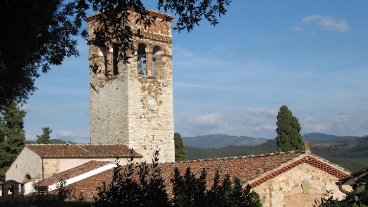Panorama from La Rocca at Montemurlo