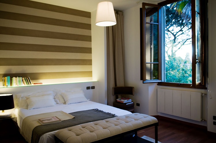 Designer bedroom at Casa Mina
