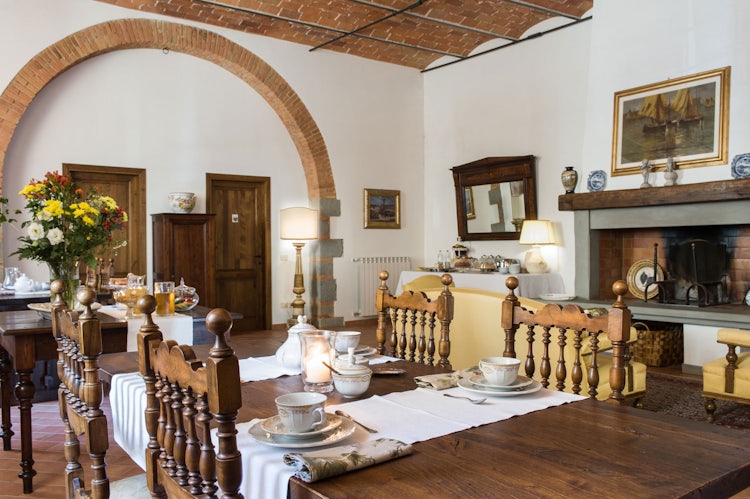 Dining room and Breakfast area Fattoria i Ricci