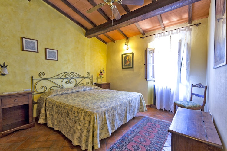 Double bedroom at Podere Casanova