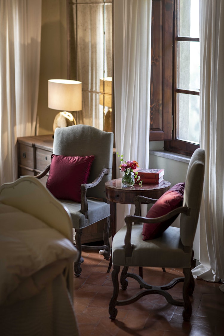 Reception at B&B Villa Dianella near Florence Italy