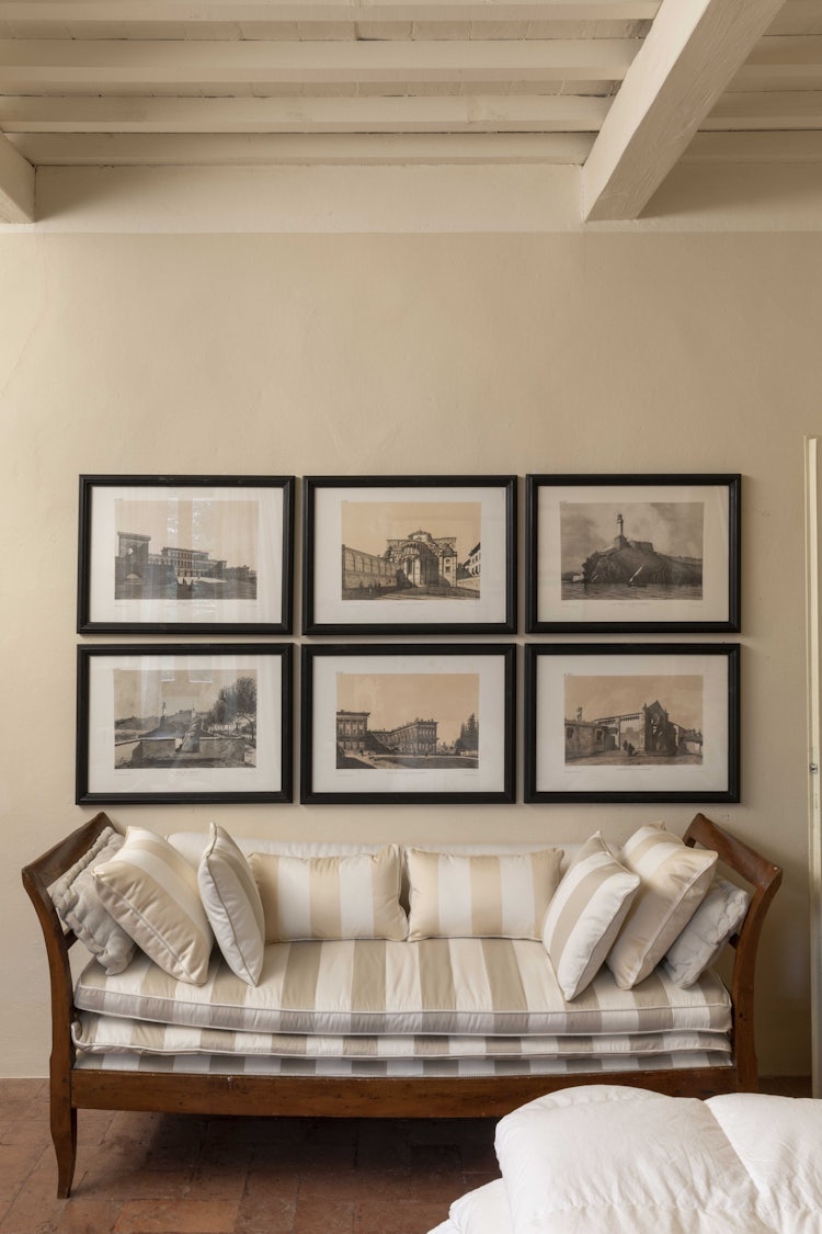 Guest bedroom at B&B Villa Dianella near Florence Italy