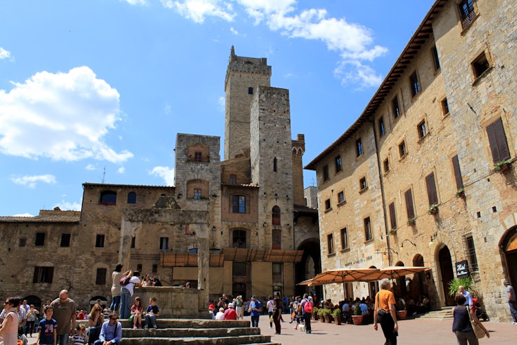 The towers in San Gimignano