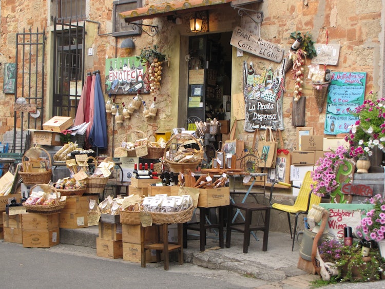 typical products in bolgheri