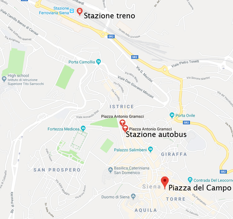 Visita Siena Senza La Macchina Come Arrivare a Siena con il Treno