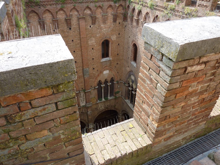 Looking down onto Siena, a climb to the top with great rewards.