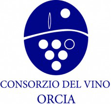 Logo vor Orcia DOC wines in Val d'Orcia Tuscany