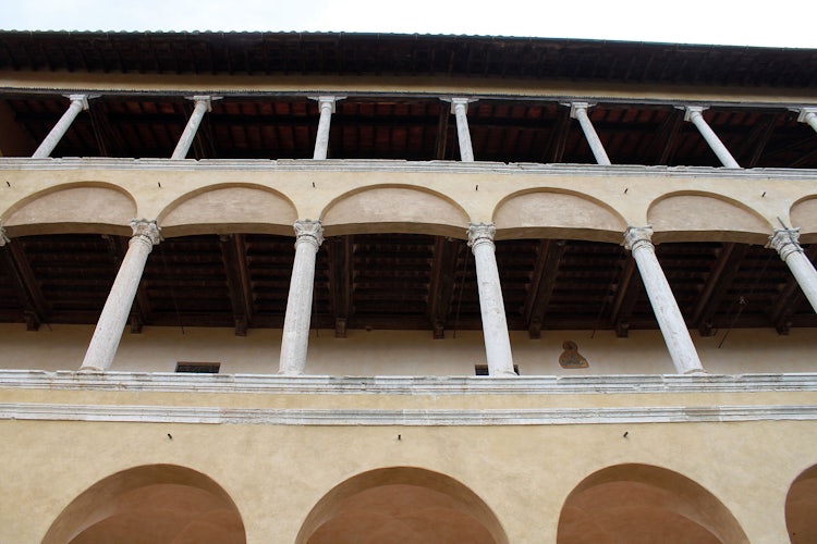 Palazzo Piccolomini in Pienza in Val d'Orcia in Tuscany