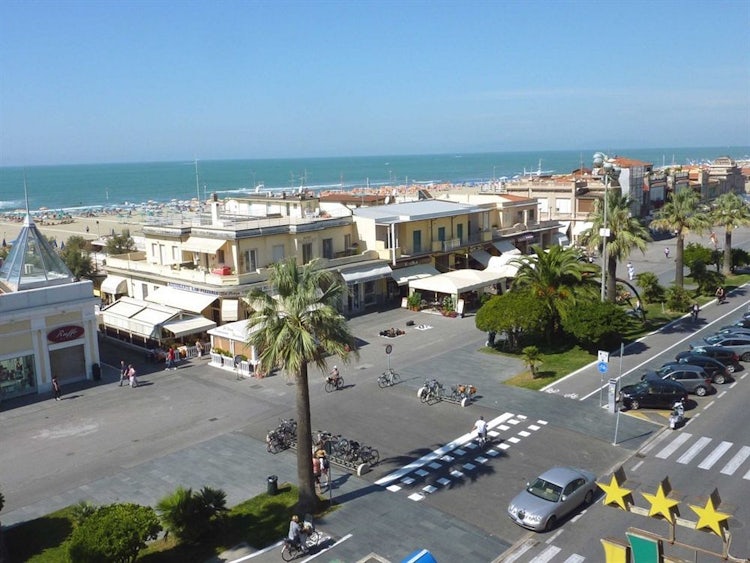 Promanade at Viareggio in Tuscany